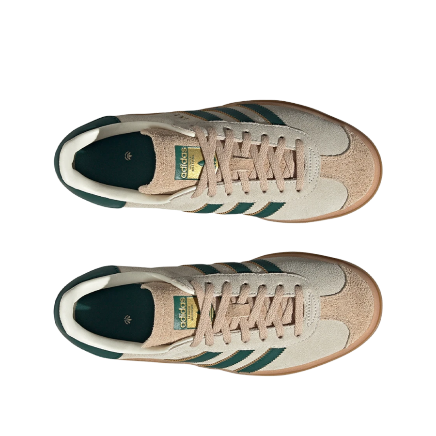 Adidas Gazelle Bold Cream White Collegiate Green