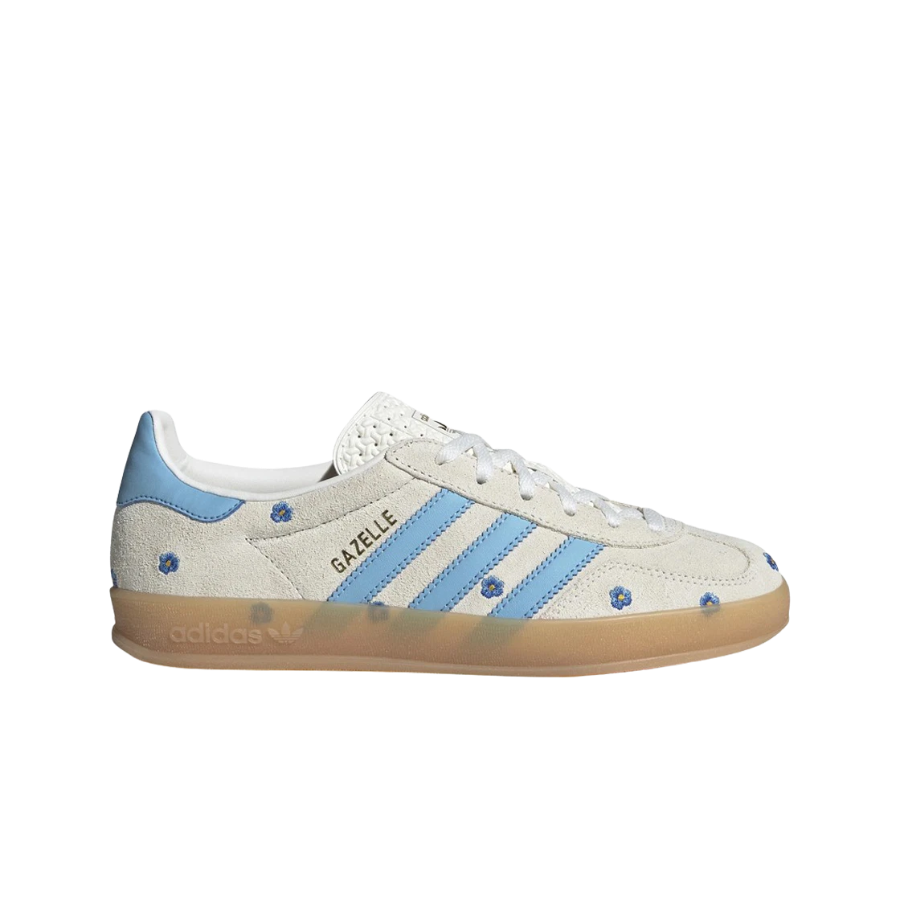 Adidas Gazelle Indoor Cloud White Light Blue Gum