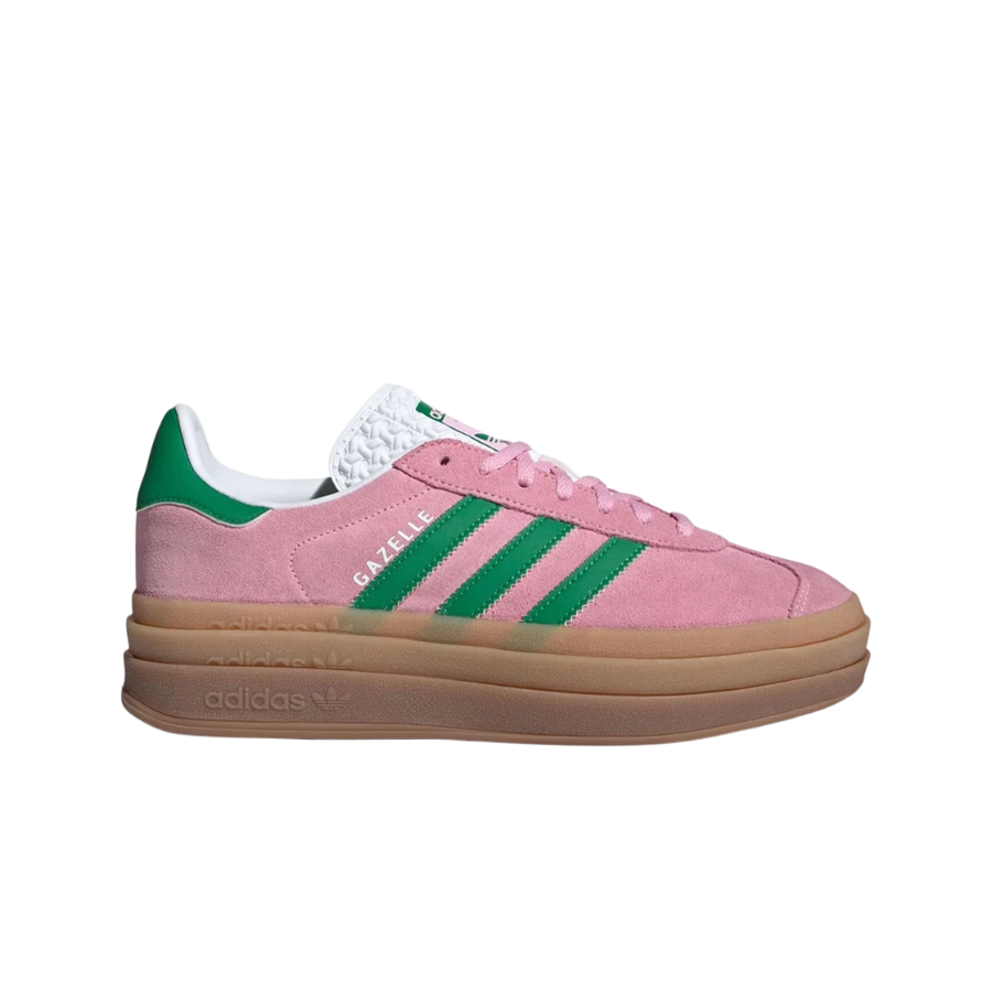 (W) Adidas Gazelle Bold True Pink Green