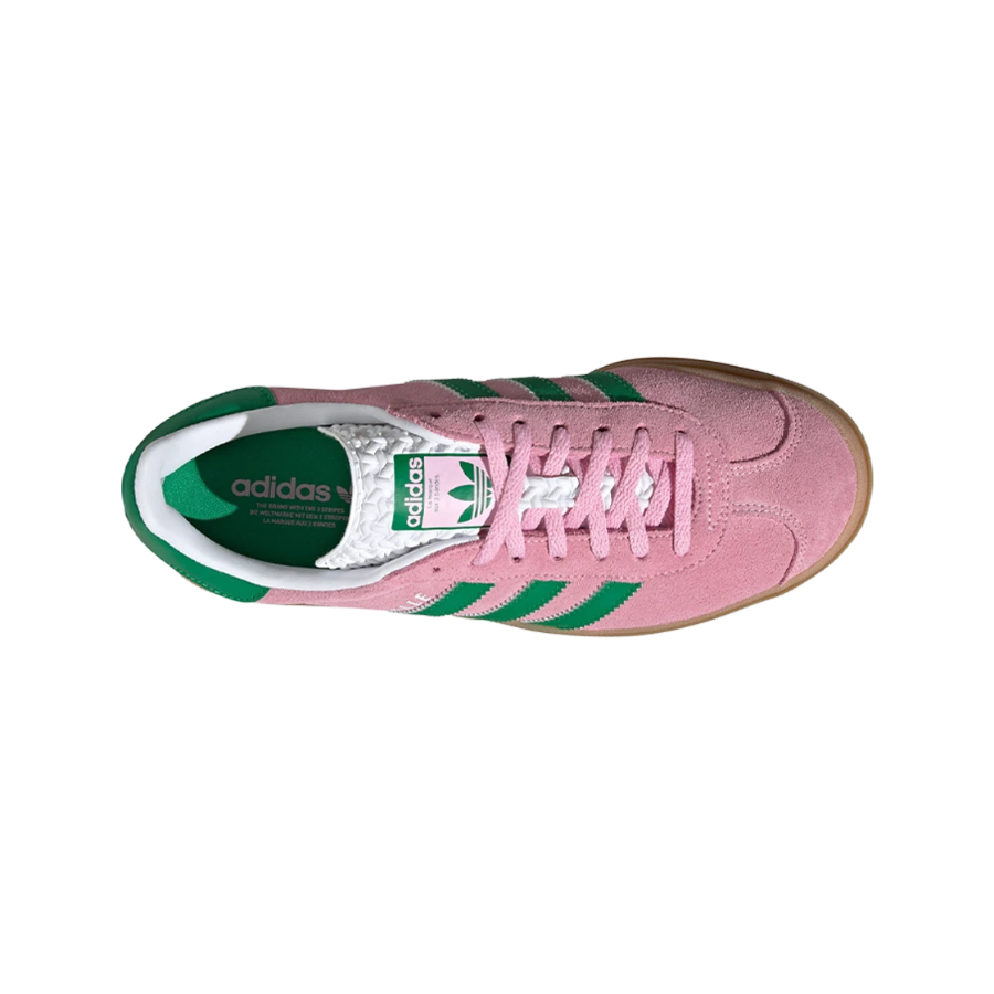 (W) Adidas Gazelle Bold True Pink Green