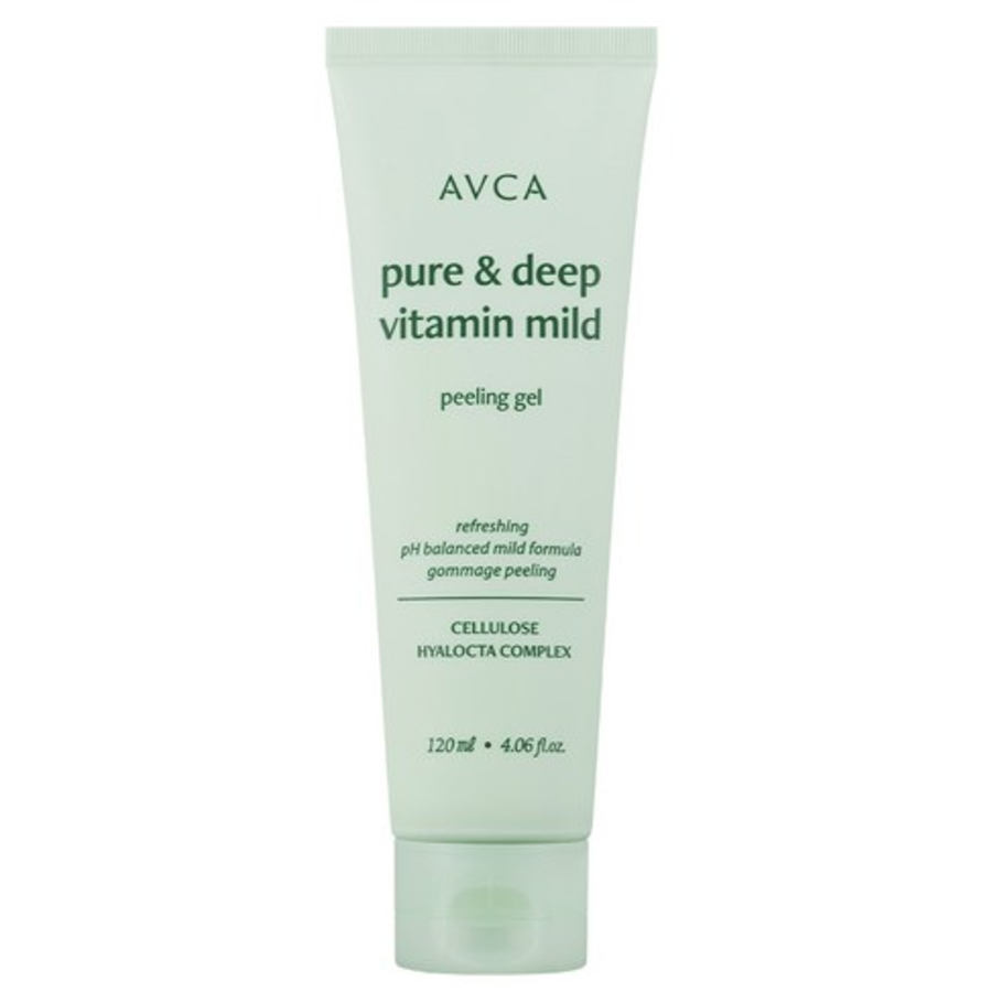 AVCA Pure & Deep Vitamin Гипоаллергенный слабокислотный пилинг-гель, 120 мл, 1 шт