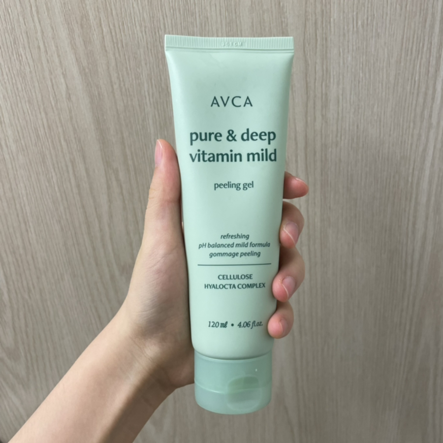 AVCA Pure & Deep Vitamin Гипоаллергенный слабокислотный пилинг-гель, 120 мл, 1 шт