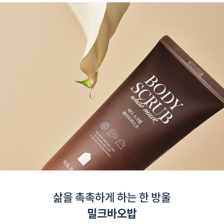 Молочный скраб для тела с баобабом и белым мускусом, 180 г