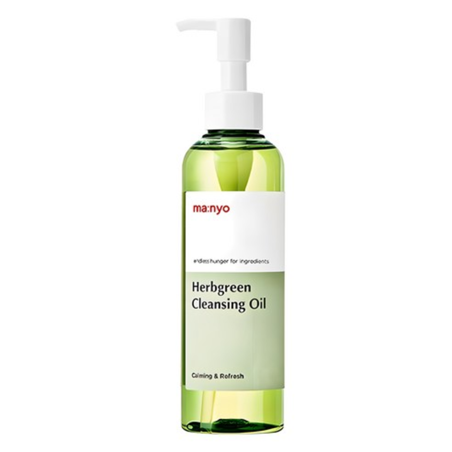 Manyo Factory Herb Green Cleansing Oil – очищающее масло с растительными экстрактами, 200 мл