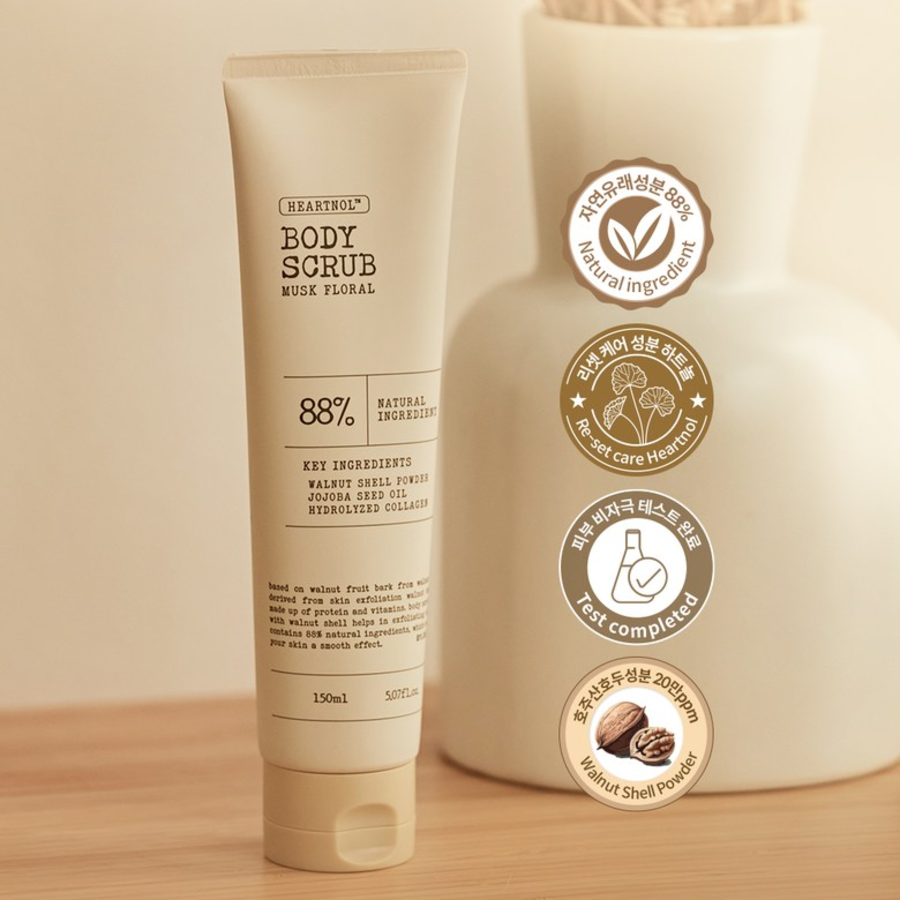 Скраб для тела Byour Heartnol Мускусно-цветочный, 150 мл