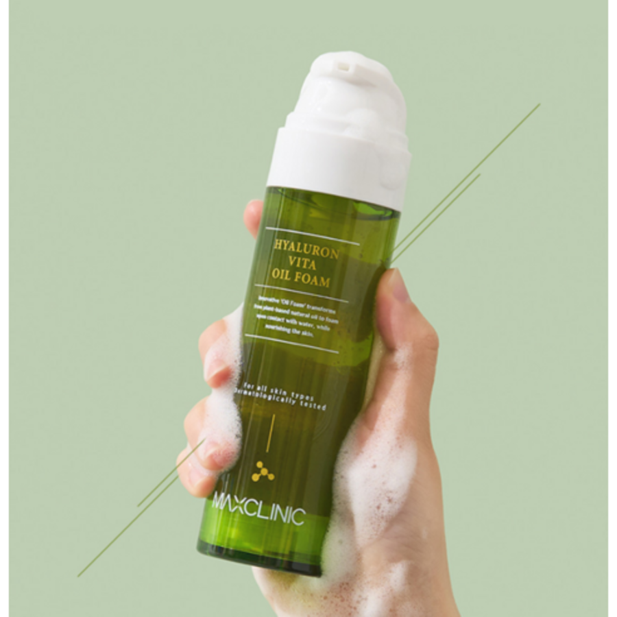 Maxclinic Hyaluronic Vita Oil Foam – очищающая пена-масло с гиалуроновой кислотой, 110 г