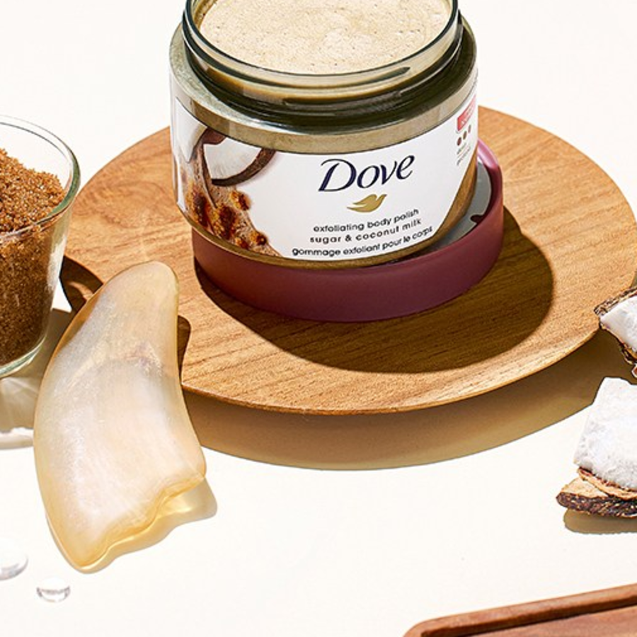 Скраб для тела Dove с лавандой и кокосовым молоком, 298 г, 1 шт