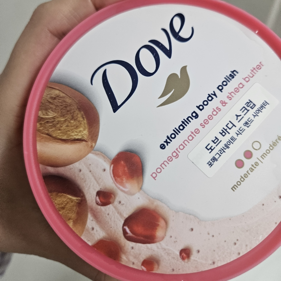 Скраб Dove с гранатовыми косточками и маслом ши, 298 г, 1 шт