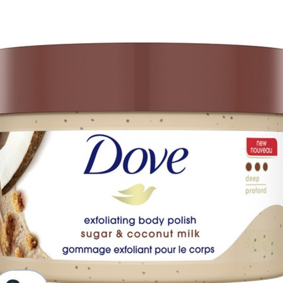 Скраб с сахаром и кокосовым молоком Dove, 298 г, 1 шт