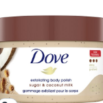 Скраб с сахаром и кокосовым молоком Dove, 298 г, 1 шт