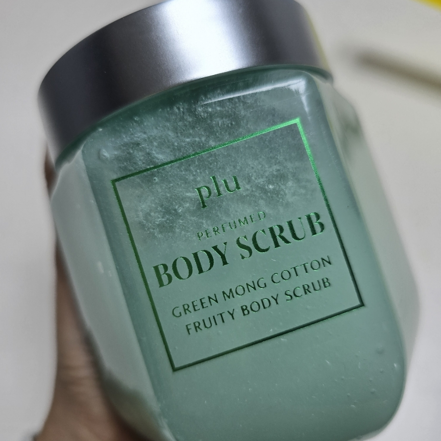 Фруктовый ароматизированный сахарный скраб для тела  PLU Green Mong Cotton, 500 г, 1 шт.