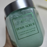 Фруктовый ароматизированный сахарный скраб для тела  PLU Green Mong Cotton, 500 г, 1 шт.