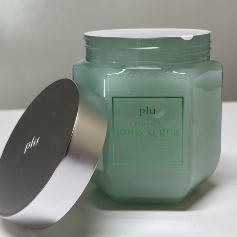 Фруктовый ароматизированный сахарный скраб для тела  PLU Green Mong Cotton, 500 г, 1 шт.