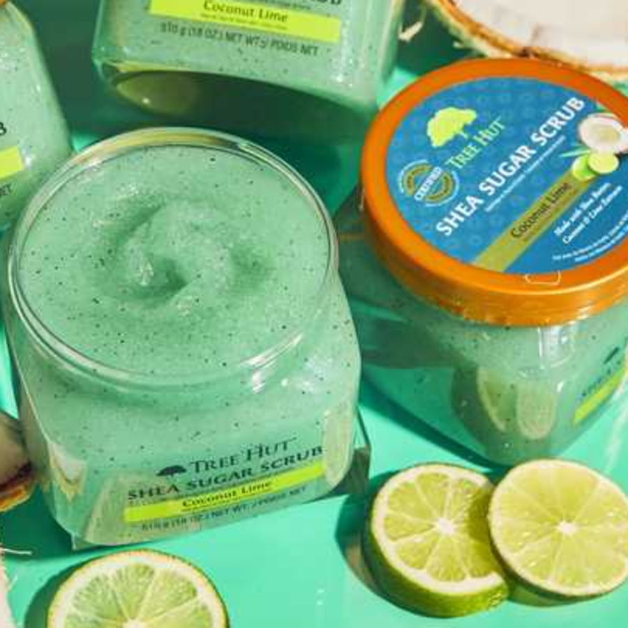 Скраб для тела Tree Hut Shea Sugar с кокосом и лаймом, 510 г, 1 шт