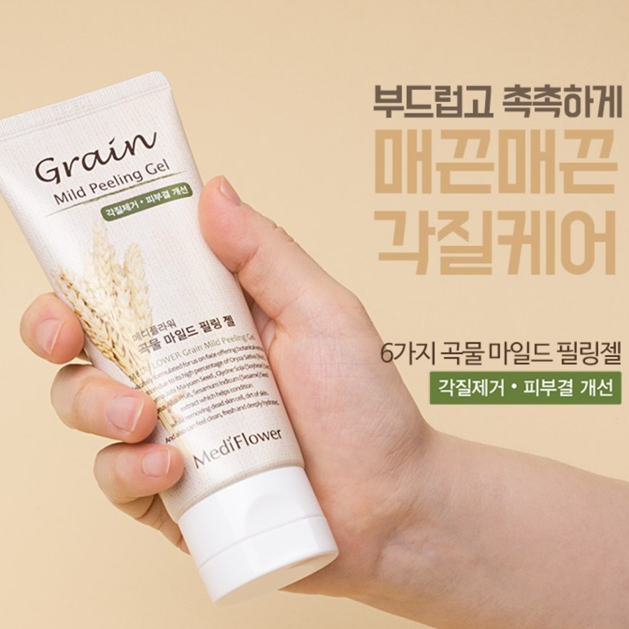 MediFlower – Мягкий пилинг-гель с зерновыми экстрактами, 100 мл