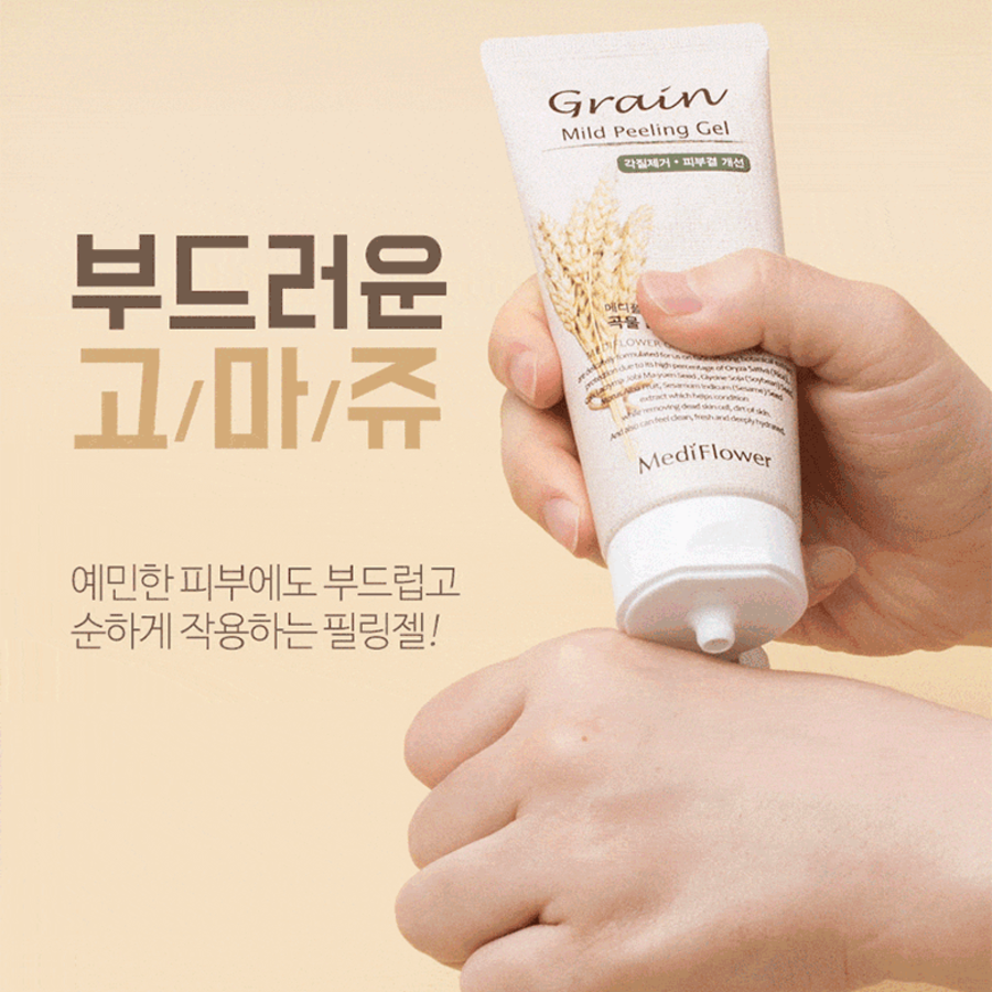 MediFlower – Мягкий пилинг-гель с зерновыми экстрактами, 100 мл