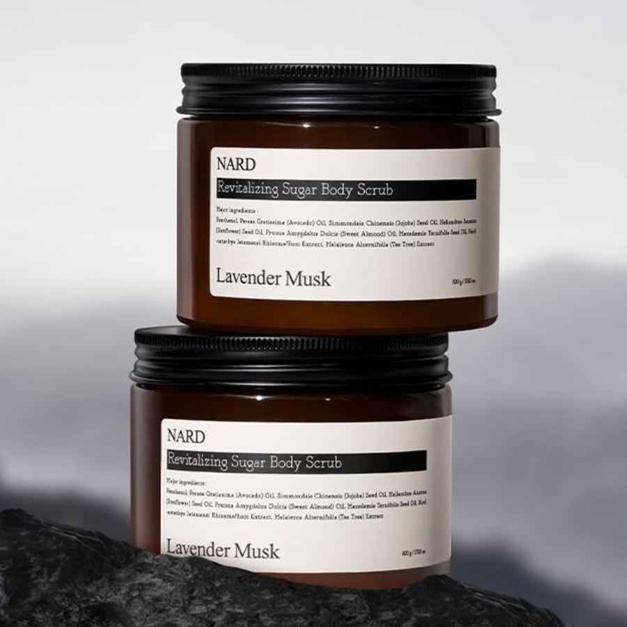 Восстанавливающий сахарный скраб для тела Nard Bouquet Garni с ароматом лаванды и мускуса, 500 г