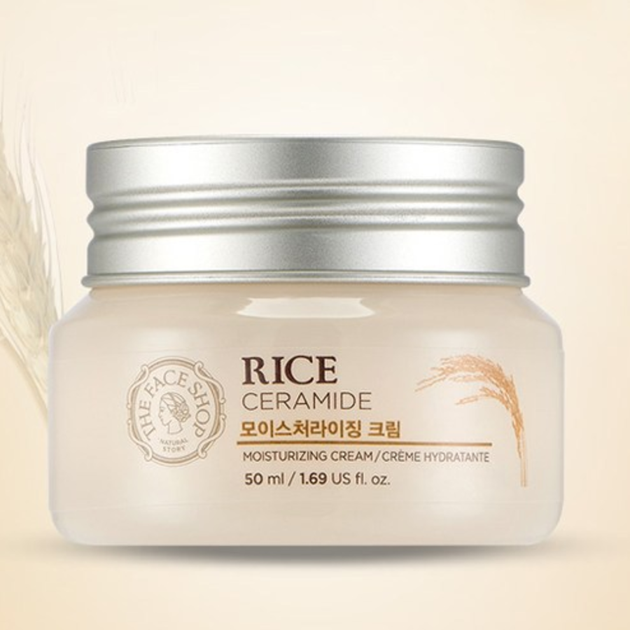 The Face Shop Rice & Ceramide Moisturizing Cream, 50 мл