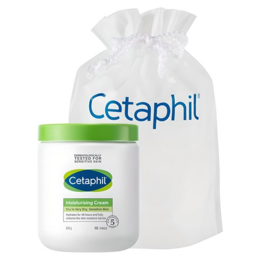 Cetaphil Moisturizing Cream – увлажняющий крем для лица и тела + пробный пакетик