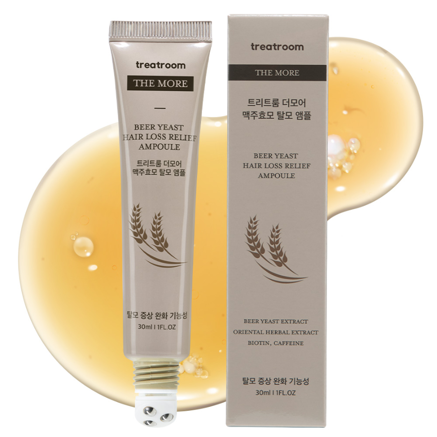 Ампула от выпадения волос на пивных дрожжах Treatroom Dermour, 30 мл, 1 г