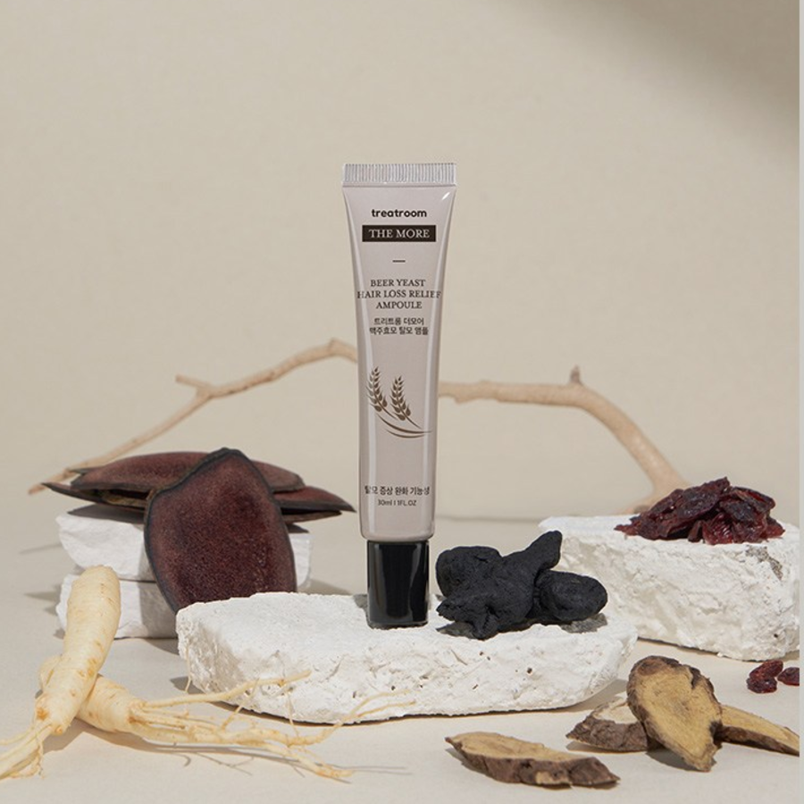 Ампула от выпадения волос на пивных дрожжах Treatroom Dermour, 30 мл, 1 г