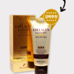 3W Clinic Collagen & Luxury Gold Peel-Off упаковка с коллагеном и роскошным золотом, 100 г