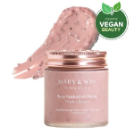 Mary & May Rose Hyaluronic Hydra Wash-Off Pack – увлажняющая смываемая маска с розой и гиалуроновой кислотой, 100 мл
