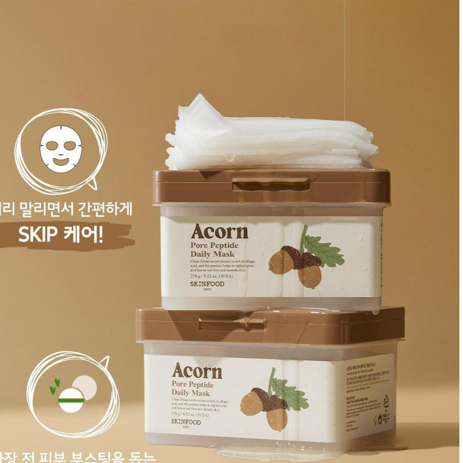 Ежедневная пептидная маска Skinfood Acorn Pore Peptide, 270 г