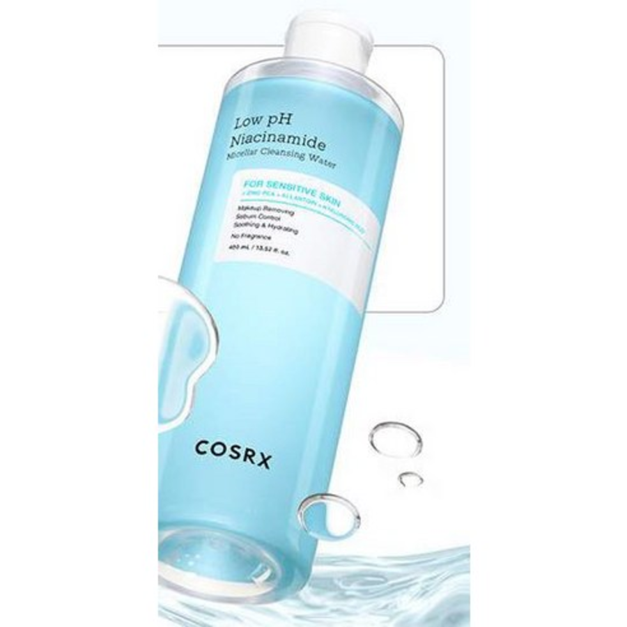 COSRX Low pH Niacinamide Micellar Cleansing Water – мицеллярная вода с ниацинамидом, 400 мл