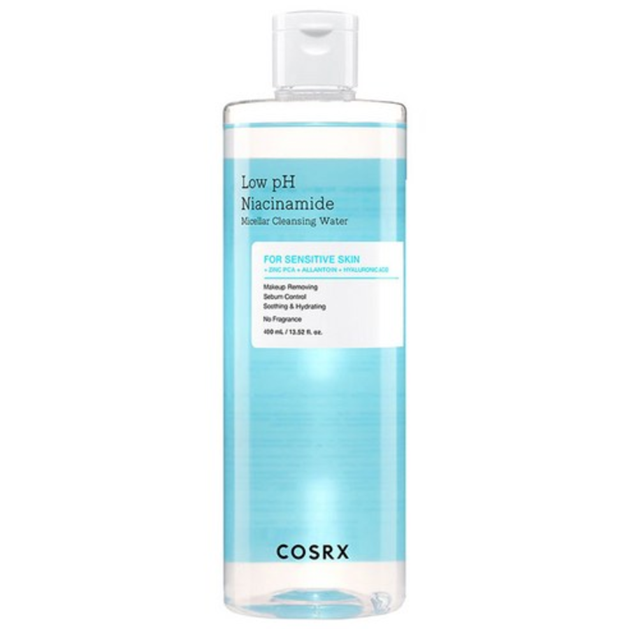 COSRX Low pH Niacinamide Micellar Cleansing Water – мицеллярная вода с ниацинамидом, 400 мл