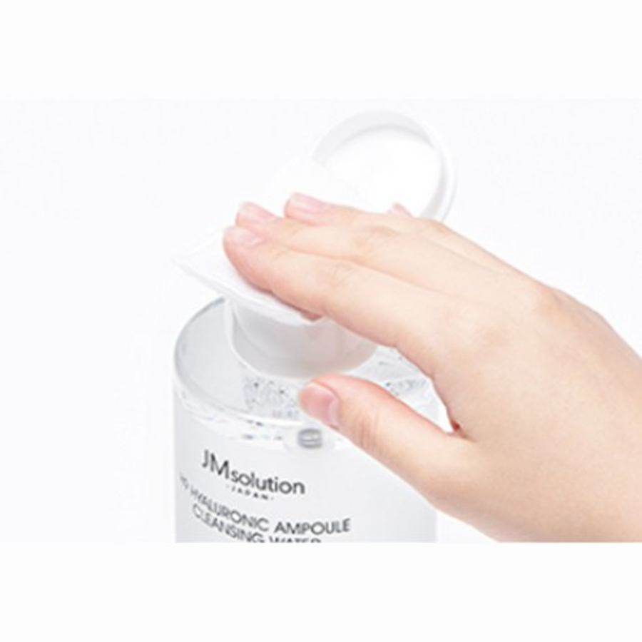 JM Solution H9 Гиалуроновая ампульная очищающая вода Aqua, 500 мл