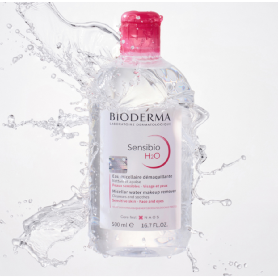 Bioderma Sensibio H2O Чувствительная очищающая вода, 500 мл + 250 мл, 1 набор