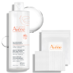 Мицеллярная очищающая вода Avene + 20 ватных дисков, 400 мл