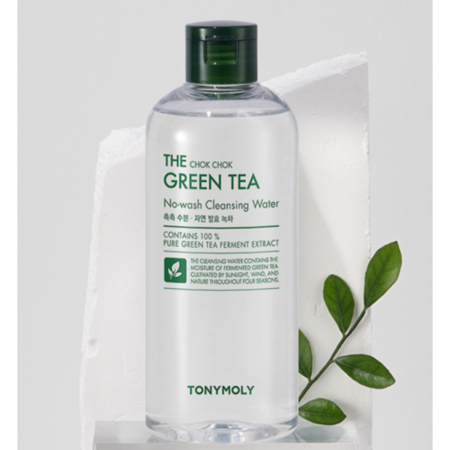 Очищающая вода с зеленым чаем TONYMOLY The Chok Chok, 500 мл
