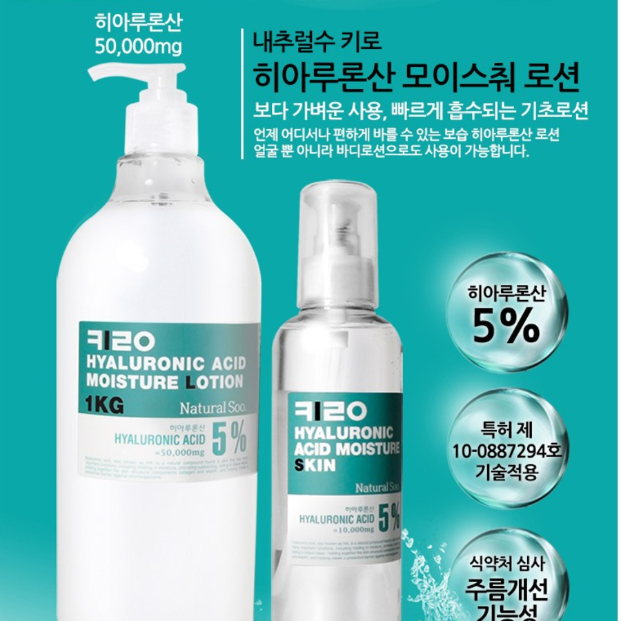 Увлажняющий лосьон с гиалуроновой кислотой Kirokos, 1 л