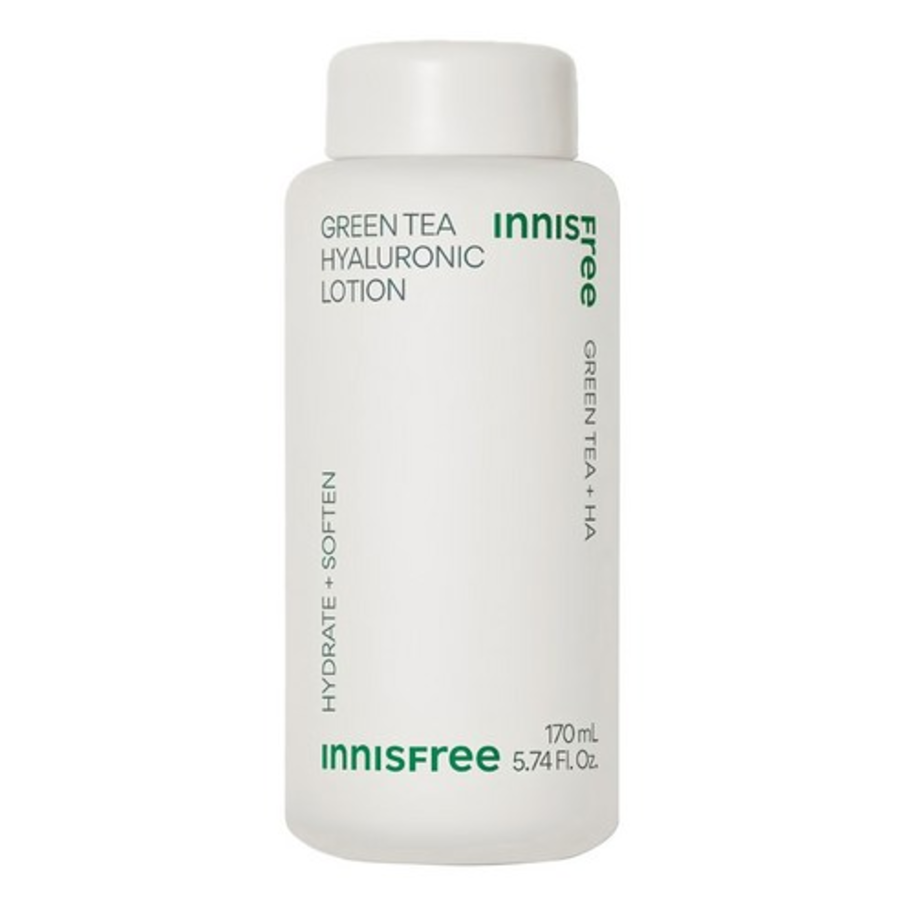 Лосьон с гиалуроновой кислотой Innisfree New Green Tea, 170 мл
