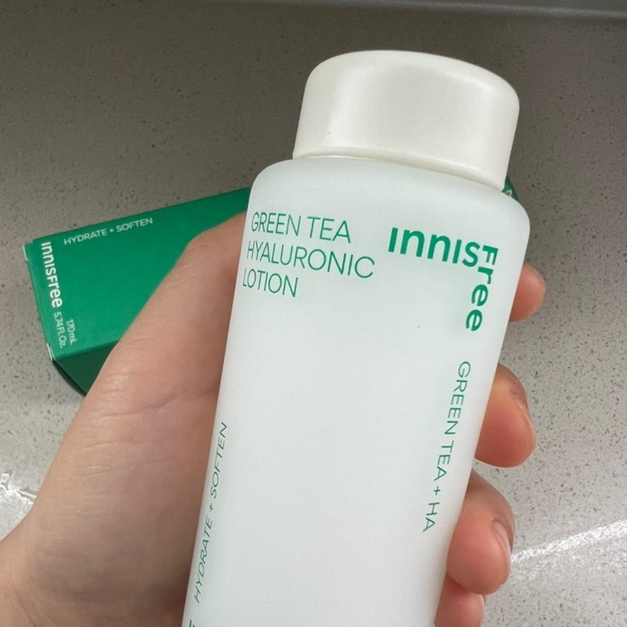 Лосьон с гиалуроновой кислотой Innisfree New Green Tea, 170 мл