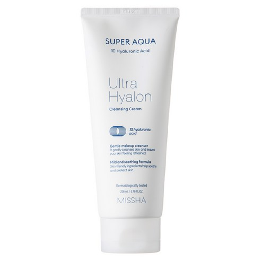 MISSHA SUPER AQUA ULTRA HYALON CLEANSING CREAM, 200ml