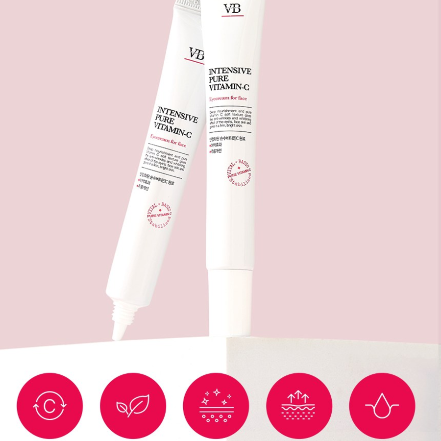 Интенсивный крем для кожи вокруг глаз с витамином С VIVAS, 20 мл