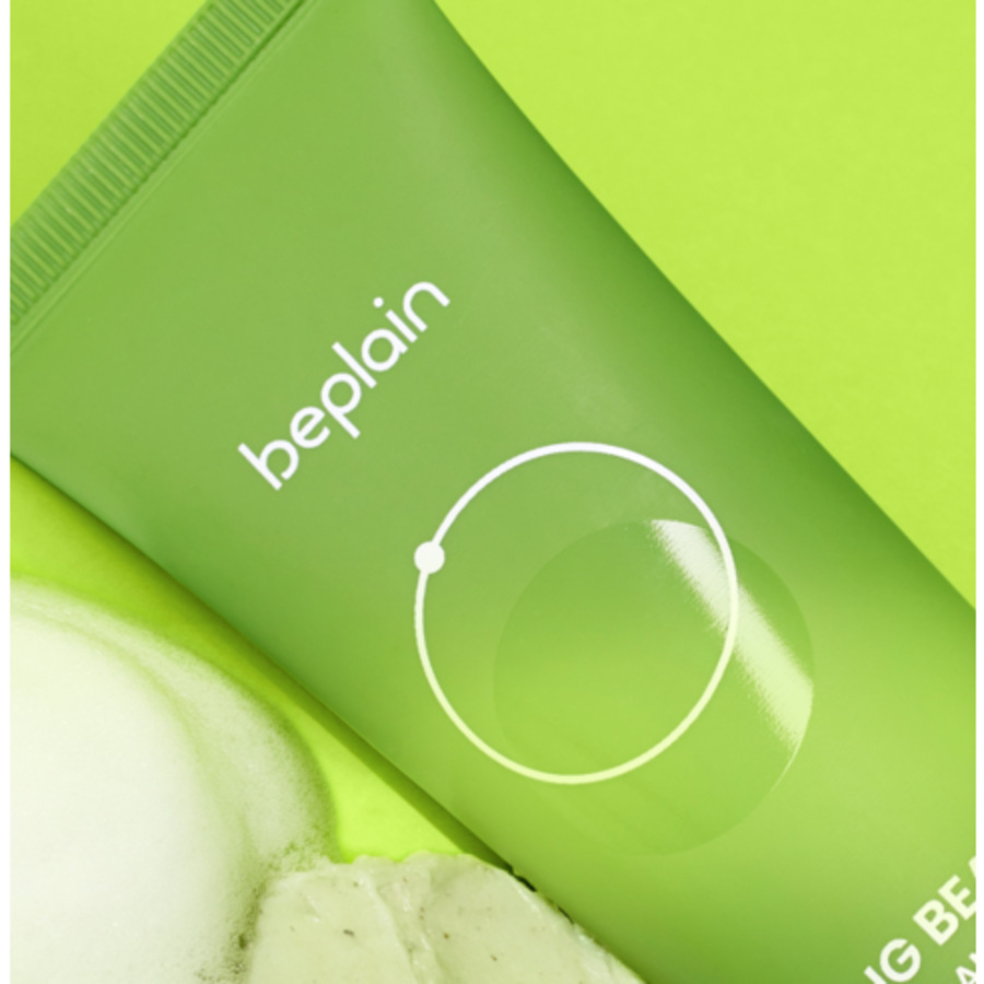 Мягко-кислая очищающая пенка Beplain Green Bean, 80 мл