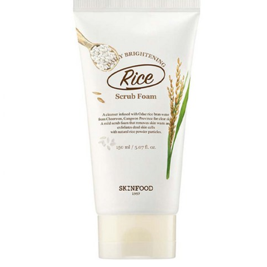 Пенка-скраб Skinfood Rice для ежедневного осветления кожи, 150 мл