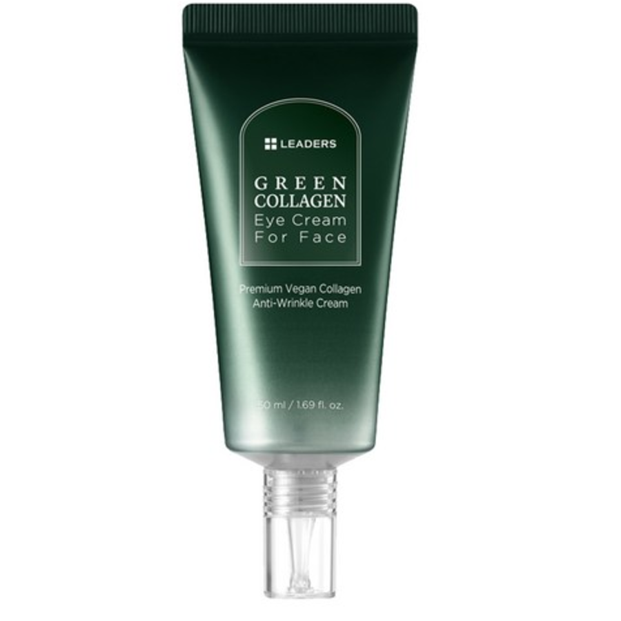 Leaders Green Collagen Special Edition for Face & Eye Cream – питательный крем для лица и век с растительным коллагеном, 50 мл, 1 г
