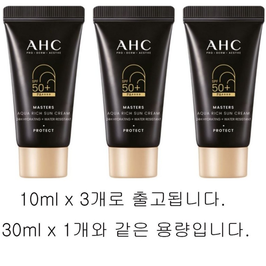 Солнцезащитный крем AHC Masters Aqua Rich SPF50+ PA++++, 30 мл
