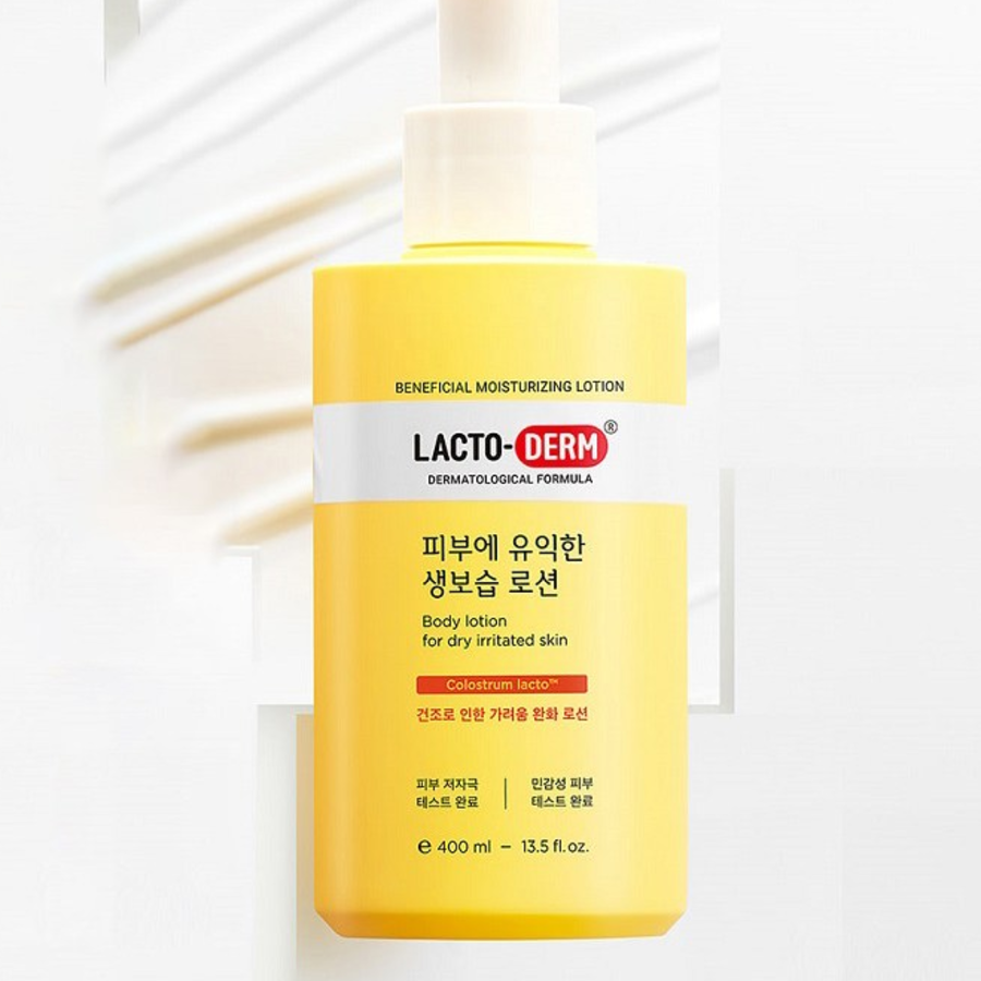 Lacto-derm – увлажняющий лосьон с пробиотиками для кожи, 400 мл