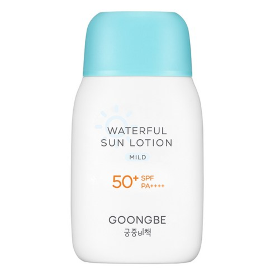 Детский солнцезащитный лосьон Gungjungbicheak Water full с мягким SPF50+ PA++++, 80 г