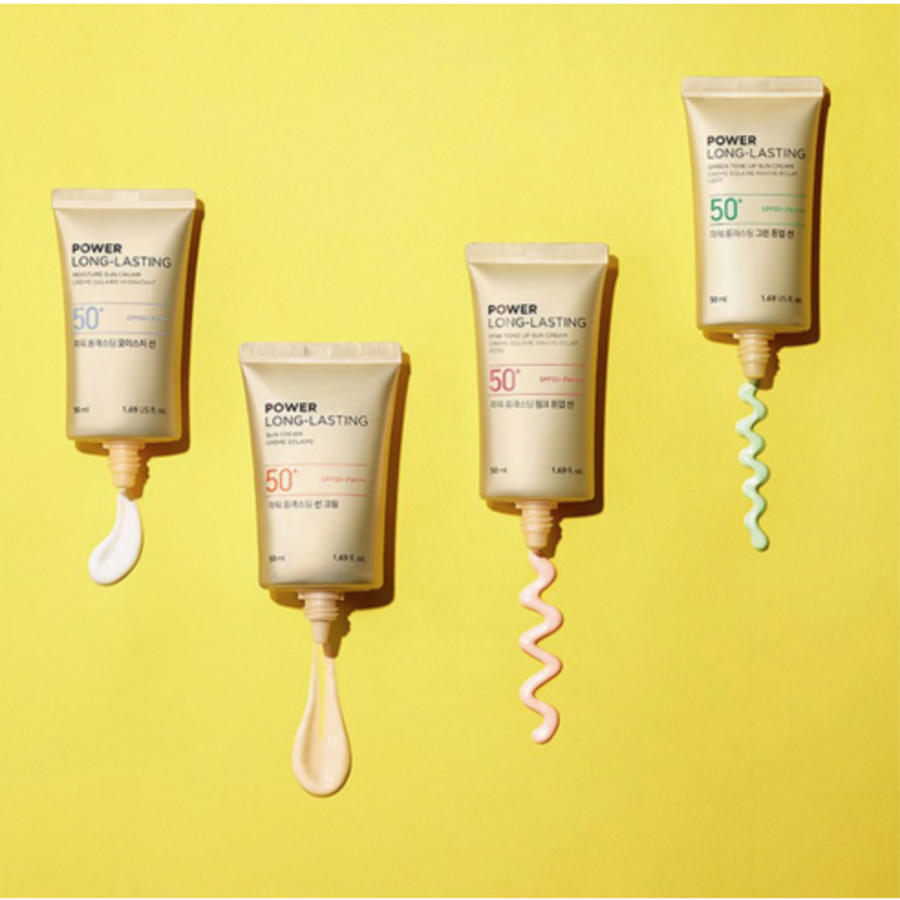 Солнцезащитный лосьон The Face Shop Power Long Lasting Pink Tone Up SPF50+ PA++++, 50 мл