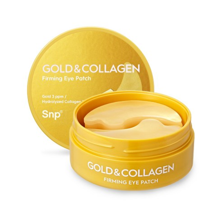 Укрепляющая пластырь для глаз SNP Gold & Collagen, 60 грамм, 1 шт