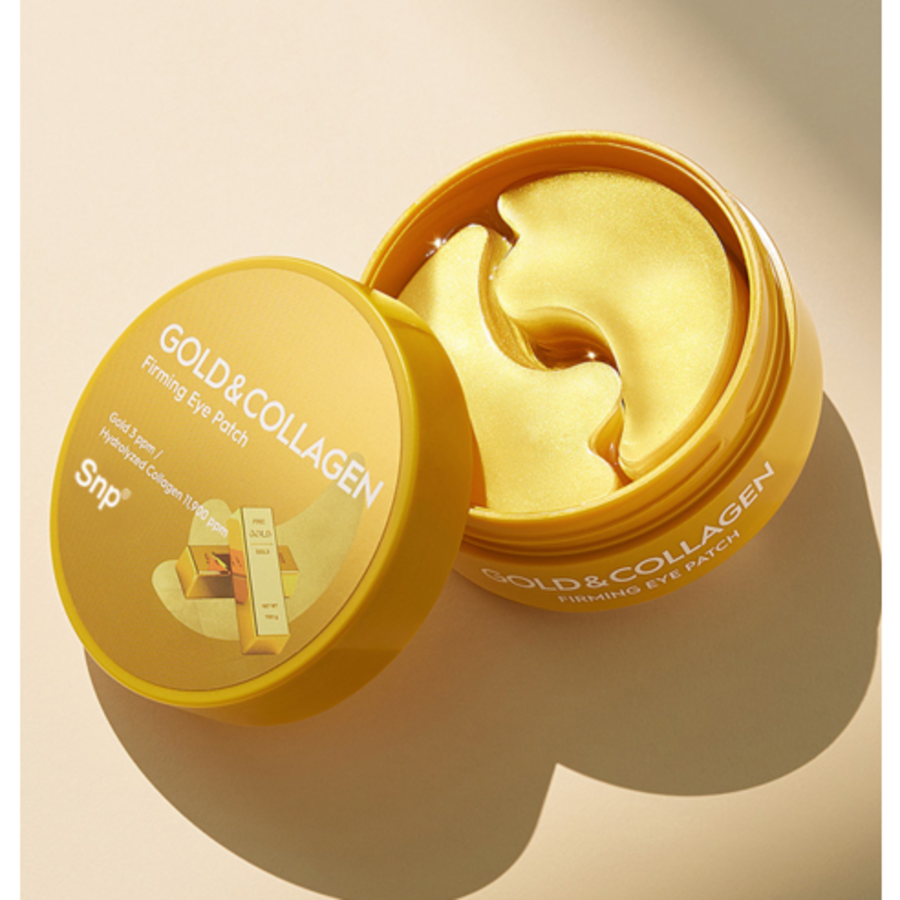 Укрепляющая пластырь для глаз SNP Gold & Collagen, 60 грамм, 1 шт