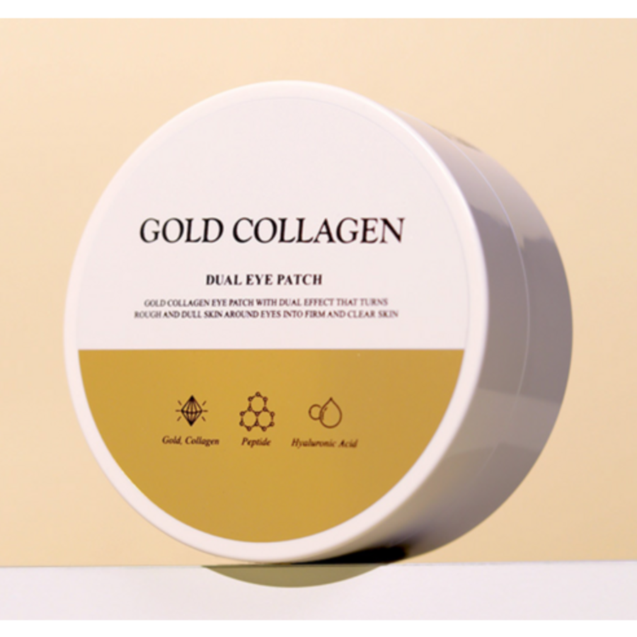 Двойная коллагеновая повязка SNP Gold для глаз, 60 шт в 1 упаковке