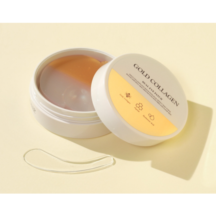 Двойная коллагеновая повязка SNP Gold для глаз, 60 шт в 1 упаковке